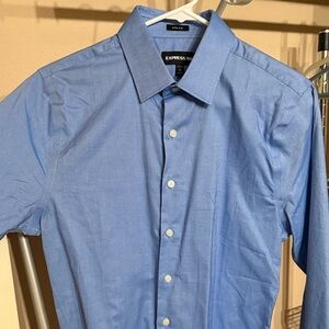 Express Men's Classic Blue Dress Shirt